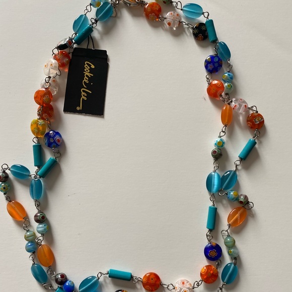 Cookie Lee Jewelry - Cookie Lee Necklace Hand Blown Art Glass